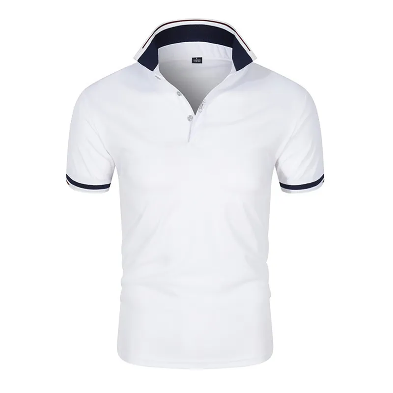 Hochwertiges Herren-Poloshirt, lässig, soziales Business, kurzärmeliges Herrenhemd, Revers-Poloshirts, Herrenbekleidung, Großhandel 220402