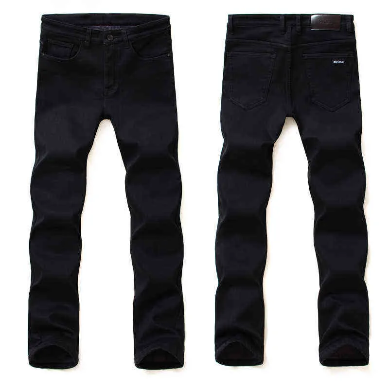 Siyah Kot erkek Kış Jean Erkekler Sıcak Slim Fit Pantolon Spijkerbroeken Heren Streç Moto Pantalones Vaqueros Hombre Adam Tulum G0104