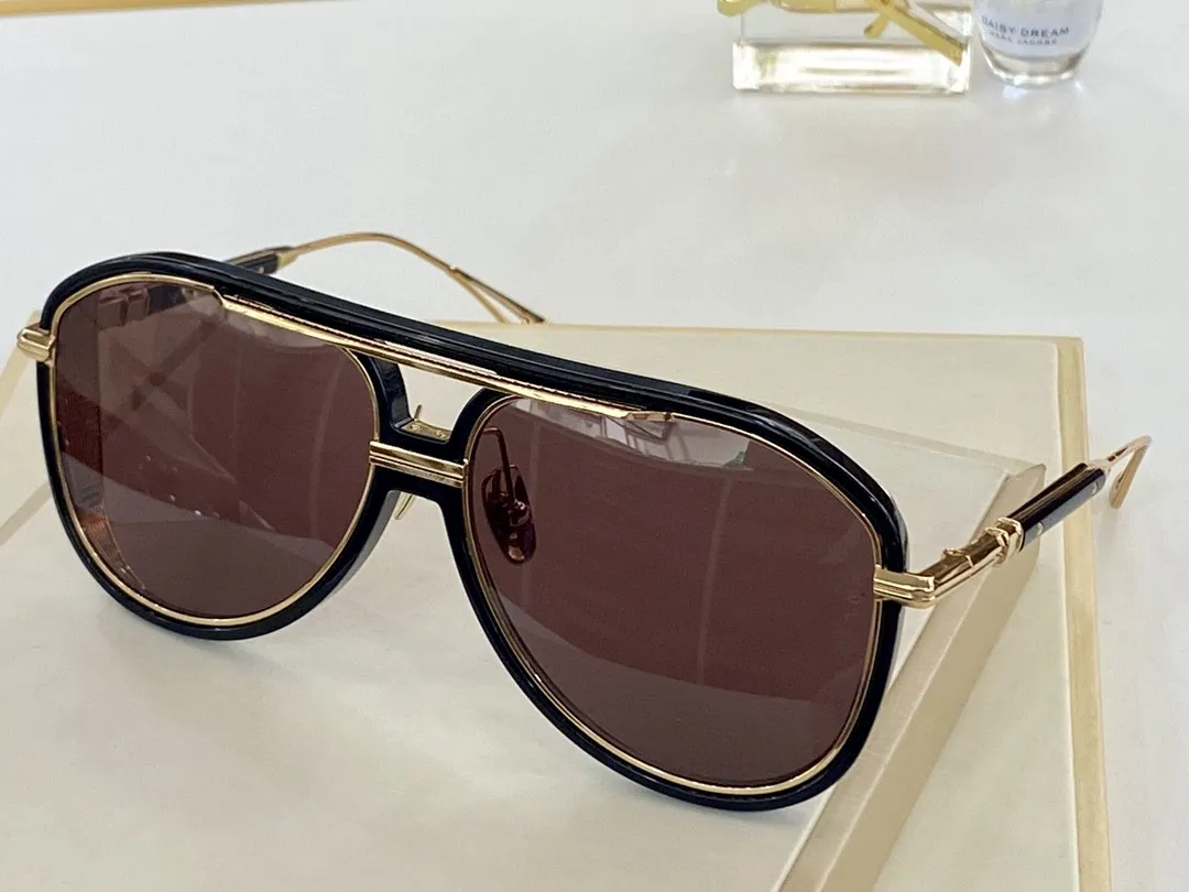 Een DITA EPLX2 top luxe hoogwaardige merkontwerper zonnebril voor mannen Women Nieuw verkopen Wereldberoemde modeshow Italiaanse Sunglas261Z