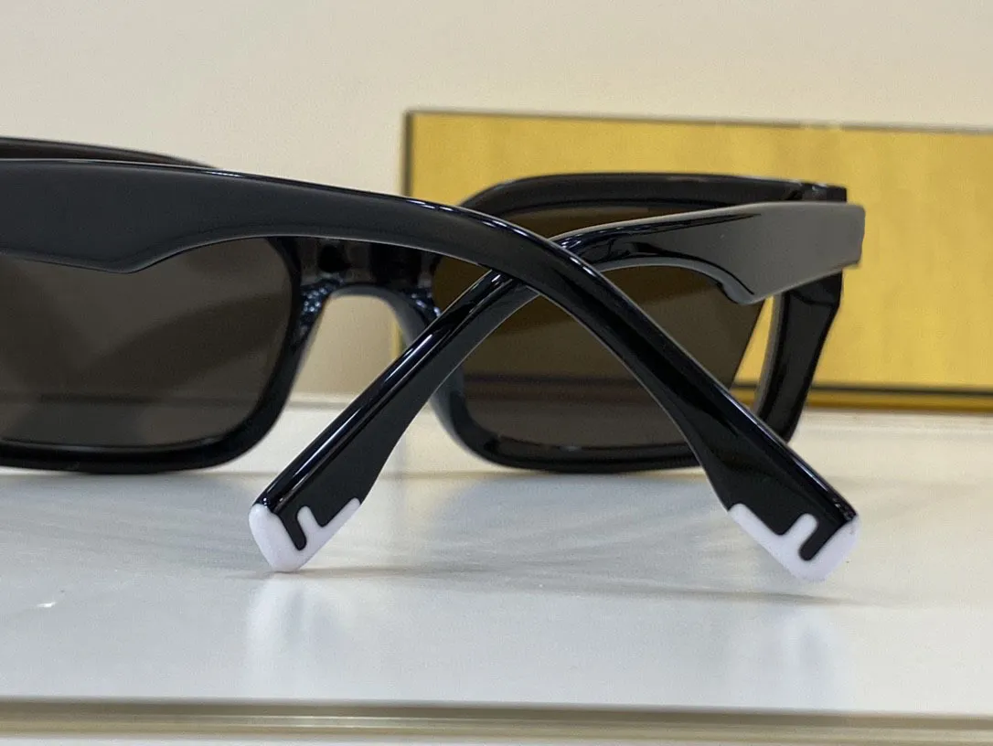 Top F 40017U Оригинальные высококачественные дизайнерские солнцезащитные очки мужские знаменитые модные ретро -элегантные бренды для эйгласа модного дизайна Womens2960