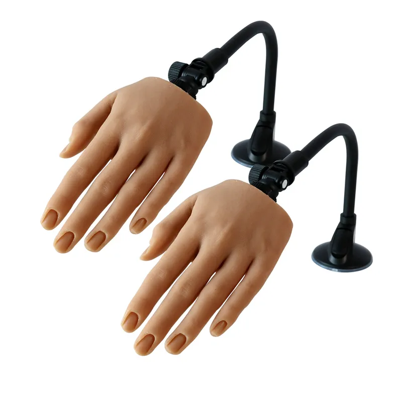 Ręce do ćwiczeń paznokci ręka paznokcie manekin manekin akryl sztuka elastyczna manicure