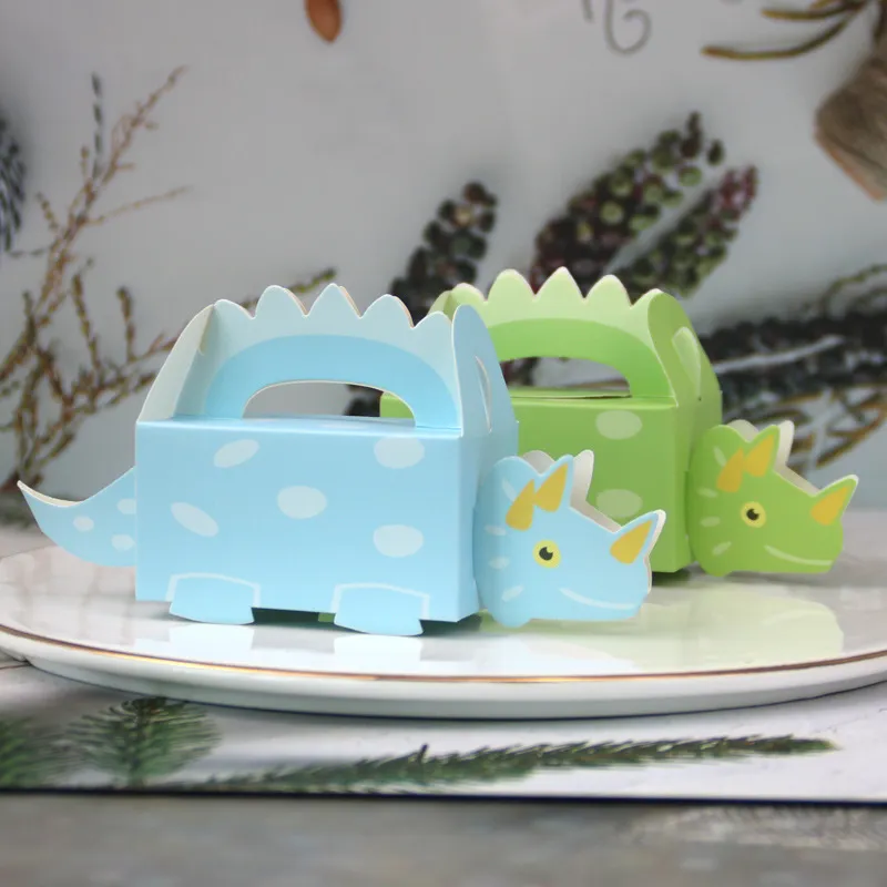 lot Dinosaur Candy Baby Shower Dinosaurio Happy Birthday Decorations Packaging Box vrijgezellenfeest 220705