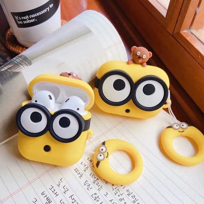 Cartoon Schattige Grote Ogen 2021 AirPods 3 Case AirPods 2 Case Cover AirPods Pro Case IPhone Oordopjes Accessoires21533712431897