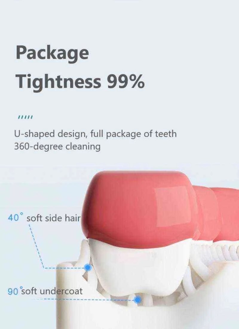 Diş fırçası bebek diş fırçası çocuklar 360 derece u şekilli 2-12 yıl uygun silikon çocuk dişleri ağız bakım temizleme aracı fırçası 0511
