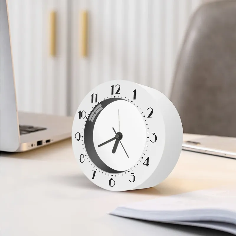 Despertador para crianças quarto personalize desktop design moderno relógios não tampos de cabeceira decoração em casa decoração pequena relógio de parede 220707