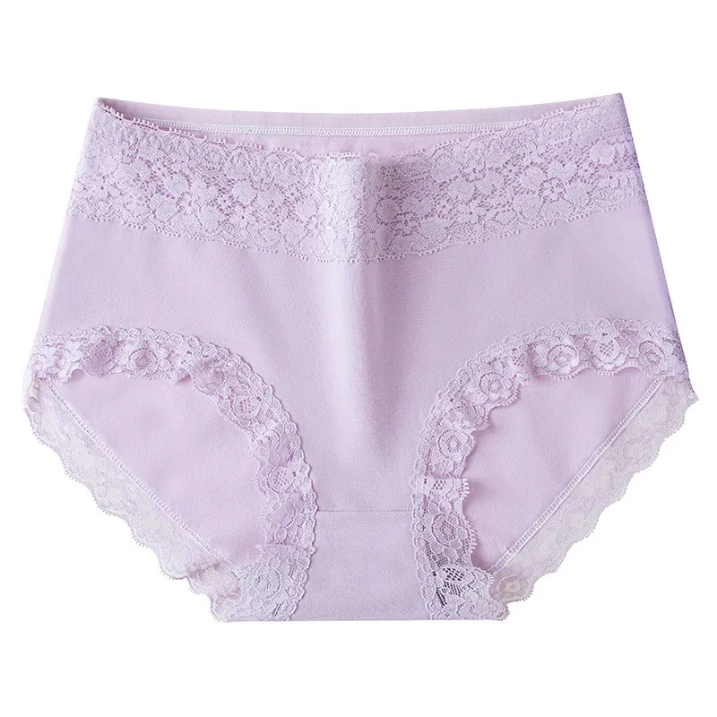 12 pièces coton femmes sous-vêtements mignon Sexy confortable doux dentelle culotte sans couture fille slips Flingerie grande taille vente 220422