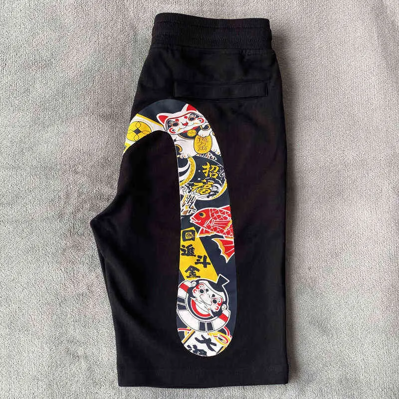 Avisued Shorts Casual Harajuku Y2K Мужские шорты для спортивного зала японская модная марка M