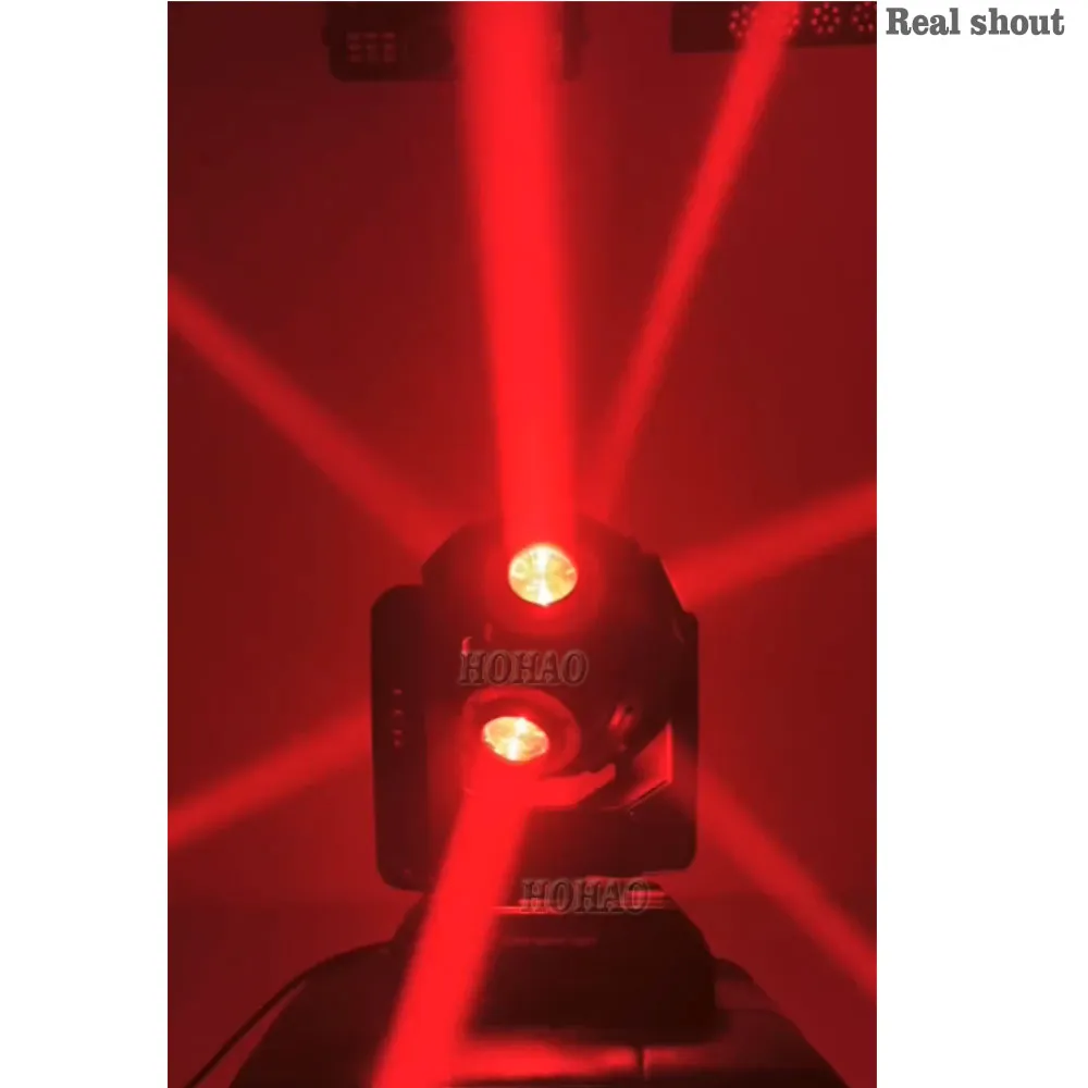 Neue 10*8W RGBW LED Bühne Wirkung Strob Fußball Licht Strahl Strobe Waschen 3ini Projektor DMX 512 Für DJ Disco Moving Head