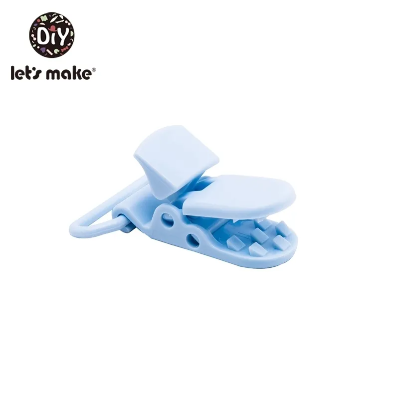 Let'S Make Born Baby Catenella ciuccio Clip in plastica selezionabile dentizione Perline rotonde reggicalze 220507