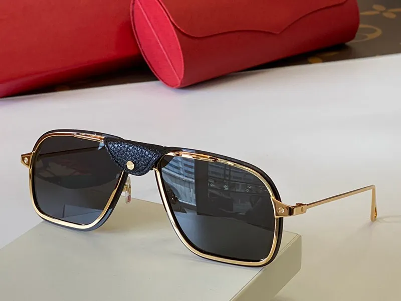 Luxe merk zonnebril klassieke ontwerper gepolariseerde glazen heren dames piloot zonnebril UV400 brillen sunnies metaalleer dubbel223m