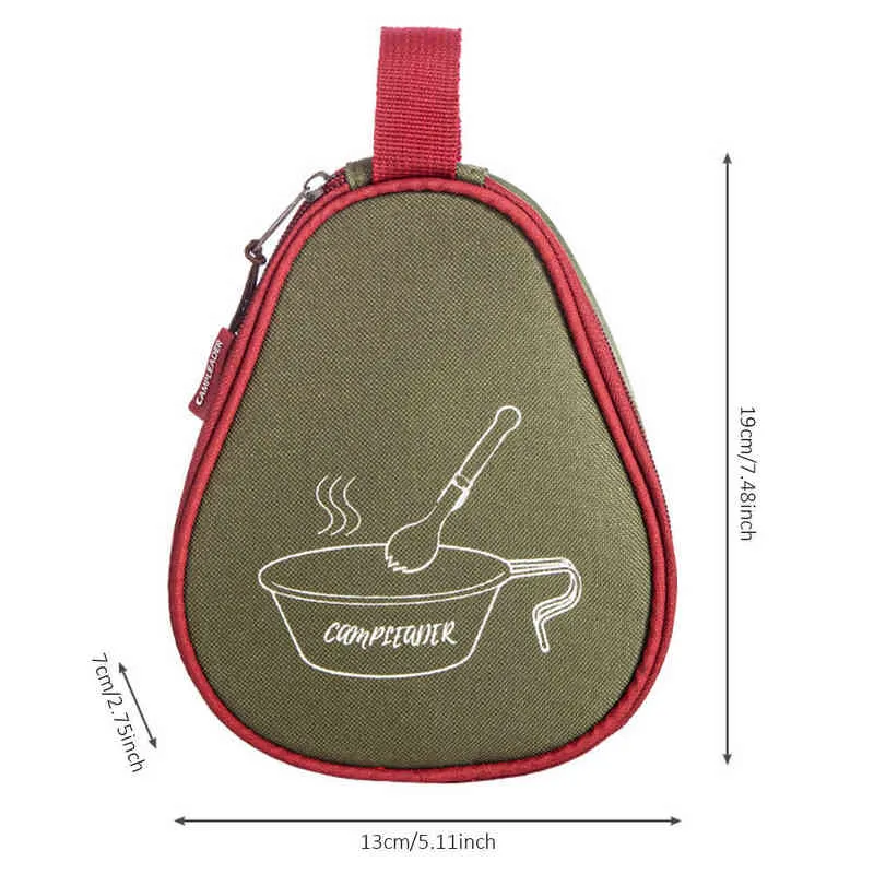 Camping opbergtas oxford doek groot capaciteit serviesgerei draagtas sierra bowl cup tas voor camping picknick bbq y220524