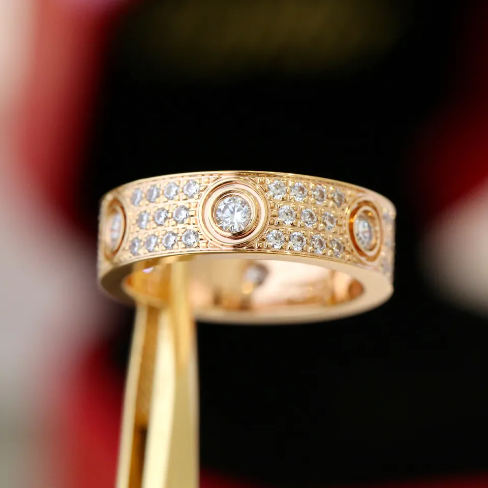 Anel de designer para homem moda anel para mulher conjunto anel de diamante anello di lusso anillos hombre luxo bague femme bagues femme designe289p