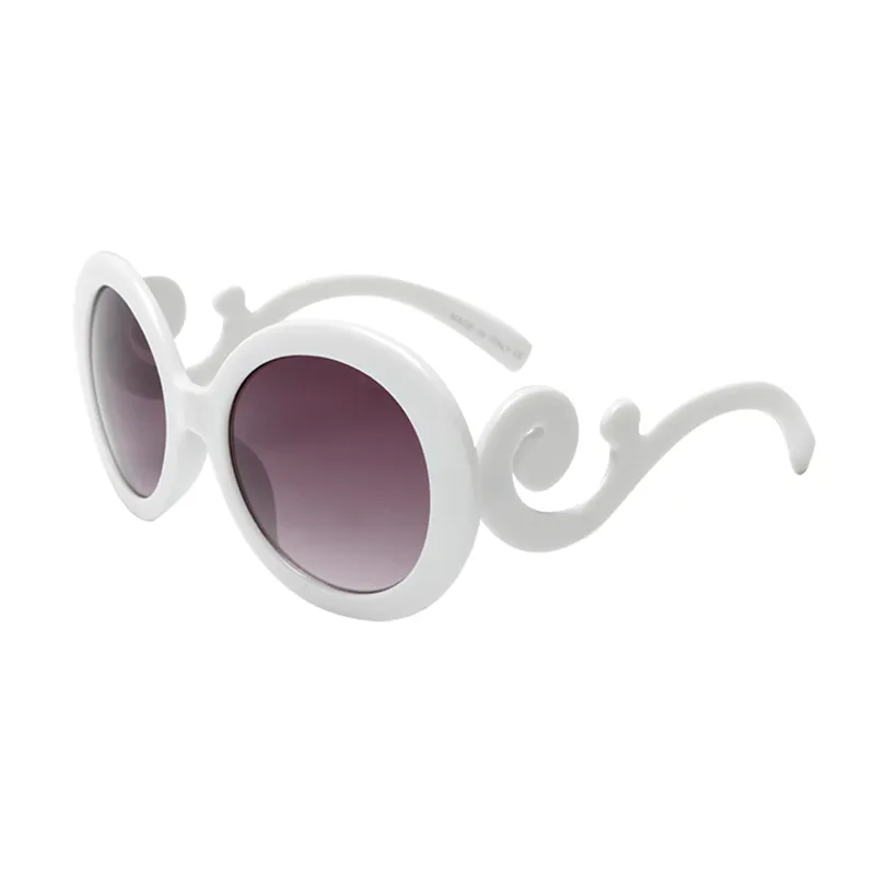 Okulary przeciwsłoneczne dla kobiet w retro Circle Symbole dla kobiet w Partii Favors Fashion Gradient Purple Frame okrągłe kobiece okulary Uv400 Produkcja 311a