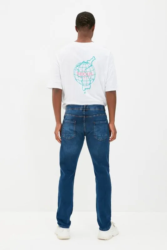Trendyol mannelijke slim fit jeans tmnaw22je1456 220328