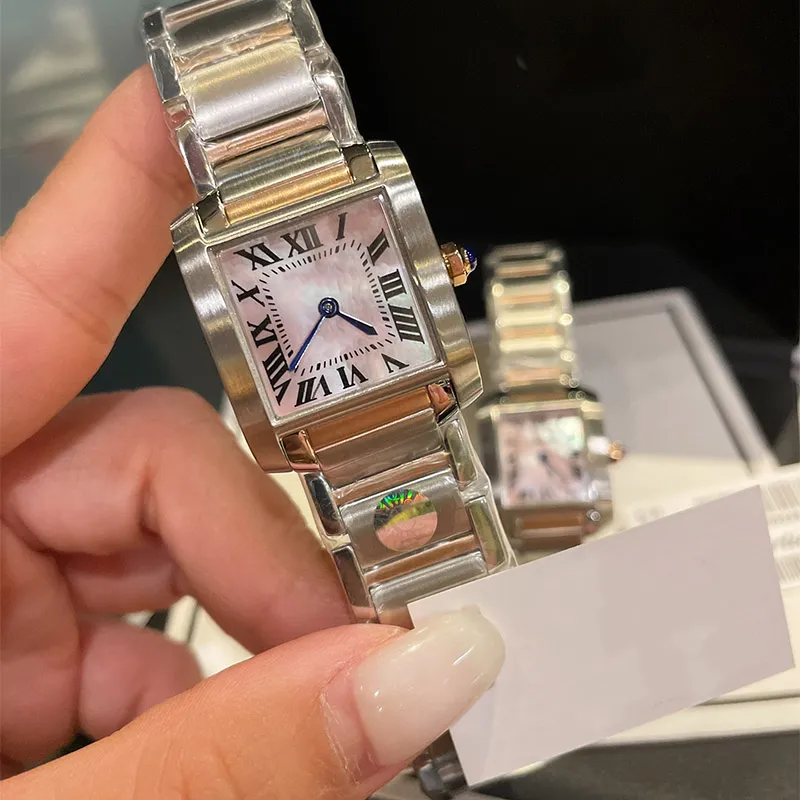 Reloj de mujer Relojes de cuarzo Reloj de pulsera para hombre Relojes de pulsera de pareja de diamantes Correa de acero inoxidable de 30 mm y 25 mm Design237O