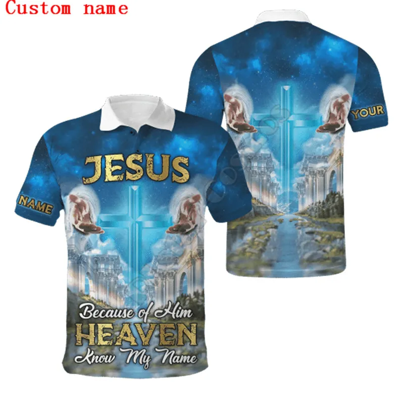 Sommerhemden für Damen und Herren, Wegmacher, Wundertäter, Gott, Hand, Jesus, individueller Name, Poloshirt, 3D-Druck, kurzärmelig, 220704