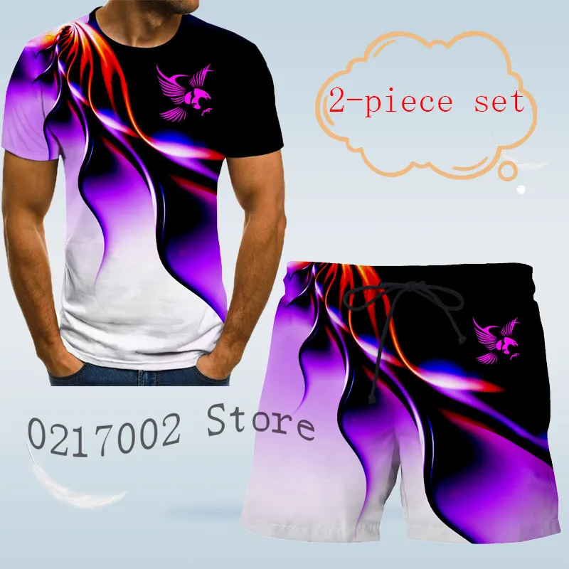 T-shirt 3D T-shirt de la mode masculine T-shirt de costume pour hommes Fancy Hawaiian plage imprime