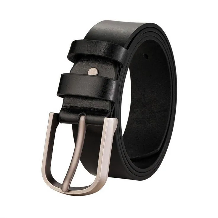 Cintos inteiros Celins de cinturão de cinto de couro de couro preto women women big dourl fivens feminino clássico casual ceinture no box321t