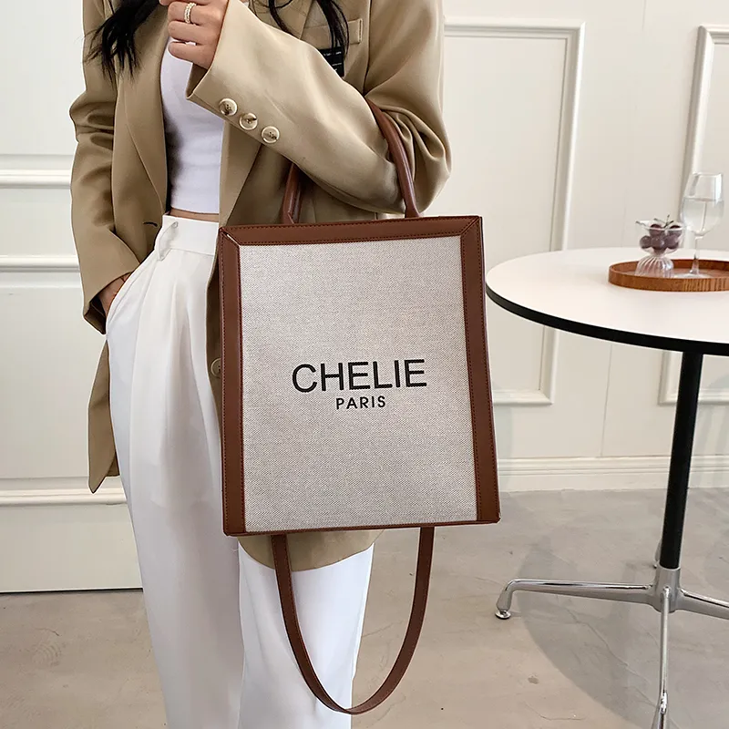 Moda donna borse di tela borsa tote borse da donna di alta qualità piccole borse a tracolla donna borsa a tracolla femminile di design
