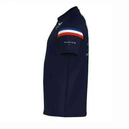 Alpine WEC 2022 Blue T-shirt för män Summer Ny F1 TOP 3D-tryck Crew Neck Casual Wear Oversizs012
