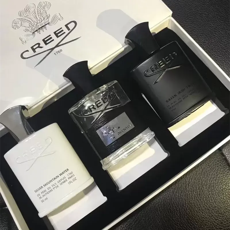 CREED Perfume 3 piezas Fragancia de fragancia desodorante de 3 piezas 30 ml de colonia para hombres EE. UU. Entrega rápida 3-7 días hábiles