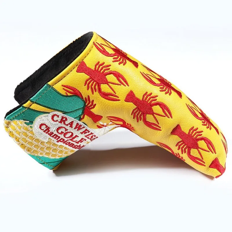 SHABIER Crawfish Golf Putter Cover Headcover para Blade Golf Putter Head Cover 220629