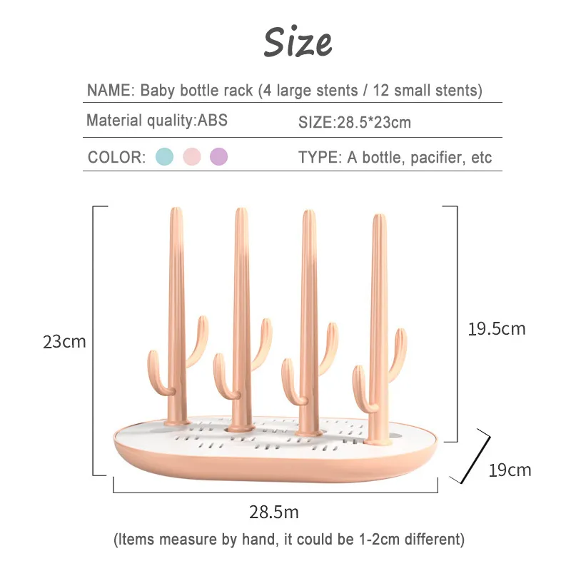 Baby Bottle Drying Rack Dryer Baby Bottle Drain Drying Racks Baby Milk Bottles Cleaning Dryer Drainer Storage 220512