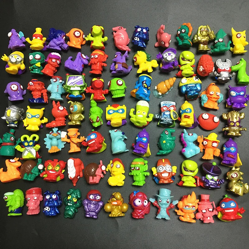 1050 pièces Original Superzings Superthings figurines 3CM Super Zings poubelle collecte jouets modèle pour enfants cadeau 2205206096371