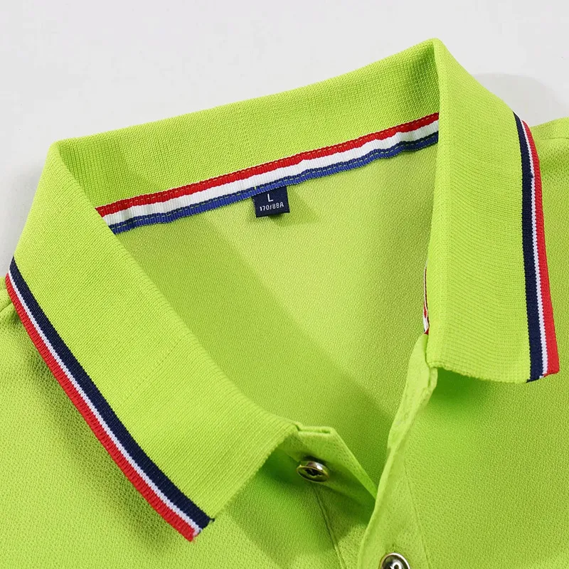 Sommer-Herrenhemd für Männer und Frauen, cooles kurzärmeliges Sport- und Freizeit-Poloshirt mit Team-Werbe-Top 220609