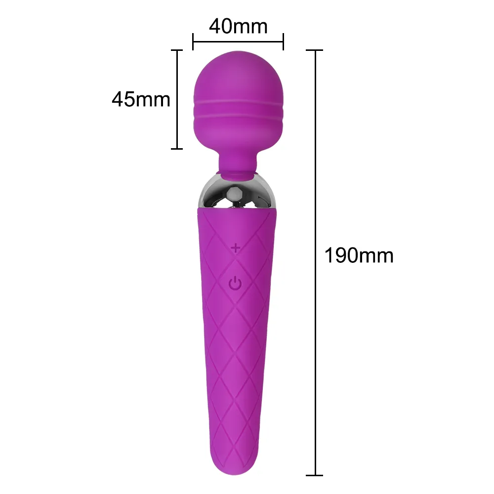 Masturbatore femminile potente bacchetta magica vibratore AV massaggiatore punto G stimolatore clitorideo giocattoli sexy donna dildo vibrante