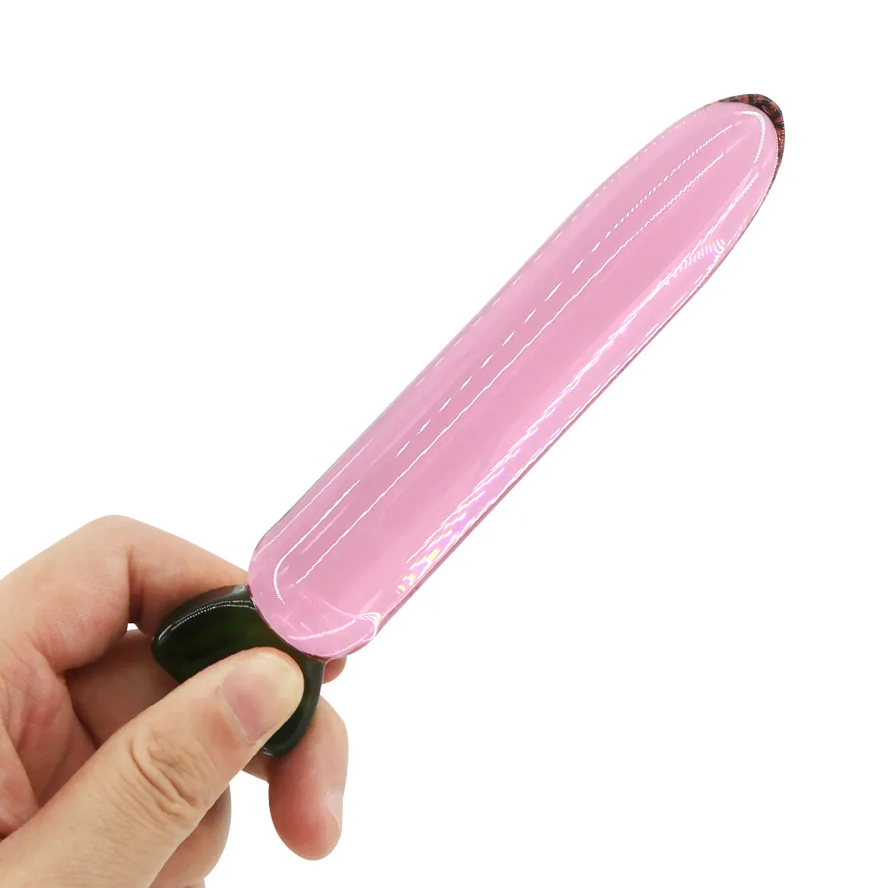 EXVOID Fruit Crystal Butt Plug sexy Toys for Women Men G-spot Massager Adult Products Anal Glass Dildo Banana Cucumber