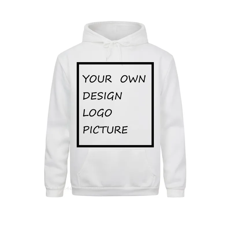 Diy je eigen foto ontwerpt tekst print hoodies dames heren heren hoodie eu maat lange mouw camisa 220722
