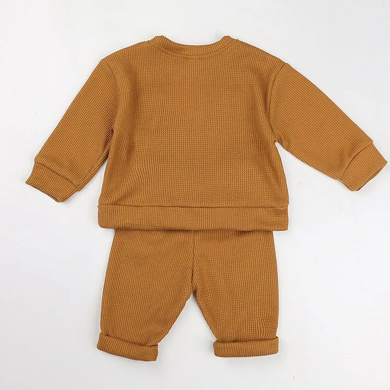 Spring Fashion Baby Clothing Girl Boy Clothes Set born Sweatshirt + Pants Kids Suit Outfit Costume Sets Accessories 220315