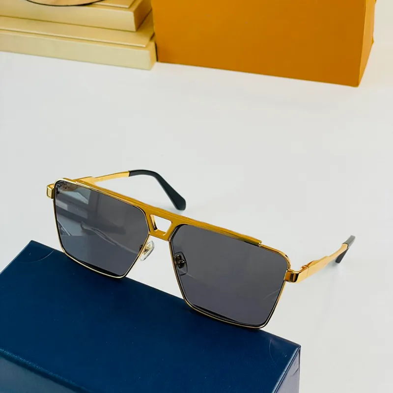 Man Designer Okulary przeciwsłoneczne Męskie czarne lub białe rama octanowa fazowa przednia Z1502E z literami wygrawerowanymi na wzorach soczewek wzdłuż li235m