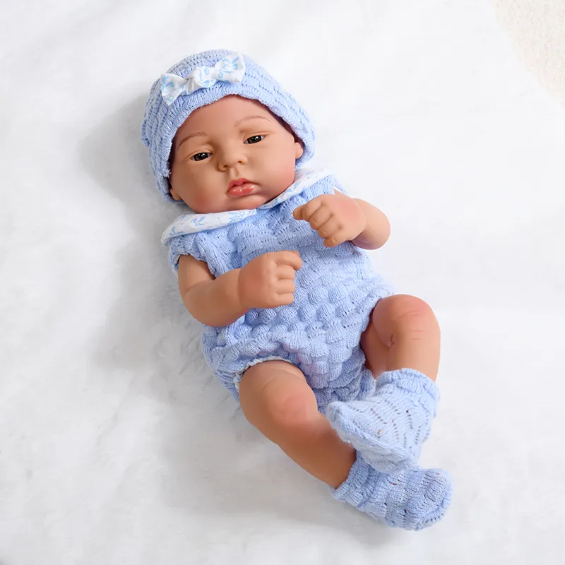 40cm Baby Reborn Dolls Toys Silicone pieno impermeabile Realistico Real Bebe Girls Regali bambini 220505