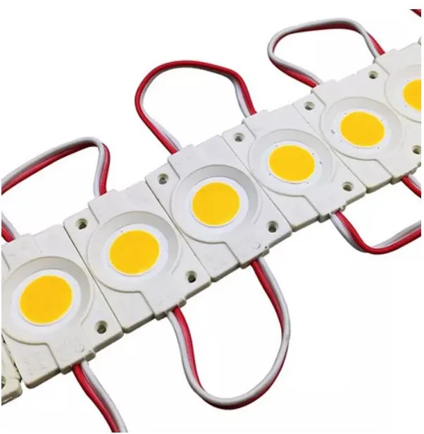 2 4-W-Einspritz-COB-LED-Module beleuchten DC12V-Werbeleuchten Rot Grün Blau Gelb Warmweiß IP65 LED-Modul Wasserdicht241R