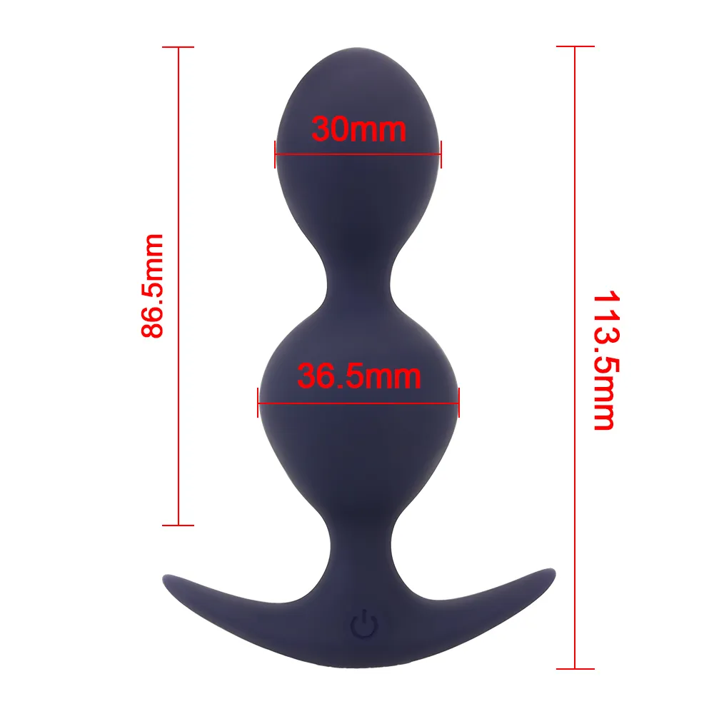 OLO Télécommande Anal Perle Vibrateur Vibrant Prostate Masseur Sexy Jouet pour Femme Homme Mâle Butt Plug Produits Pour Adultes