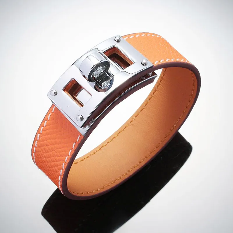 Hoogwaardige populaire merk Joodlry Behapi Echte lederen armband voor dames291m