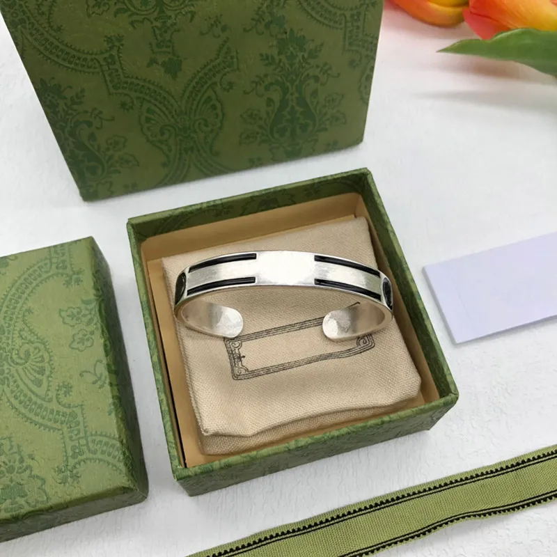 Män designer armband smycken kvinnor designers armband mode stål armband för mens slivkedja bokstav g armband bröllop gåva p264m