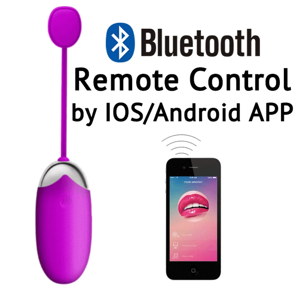 Black Wolf USB Recharge Bluetooth Вибратор Wireless App Пульт дистанционного управления вибраторы для женщин вибрирующие сексуальные игрушки -яиц Vibrador