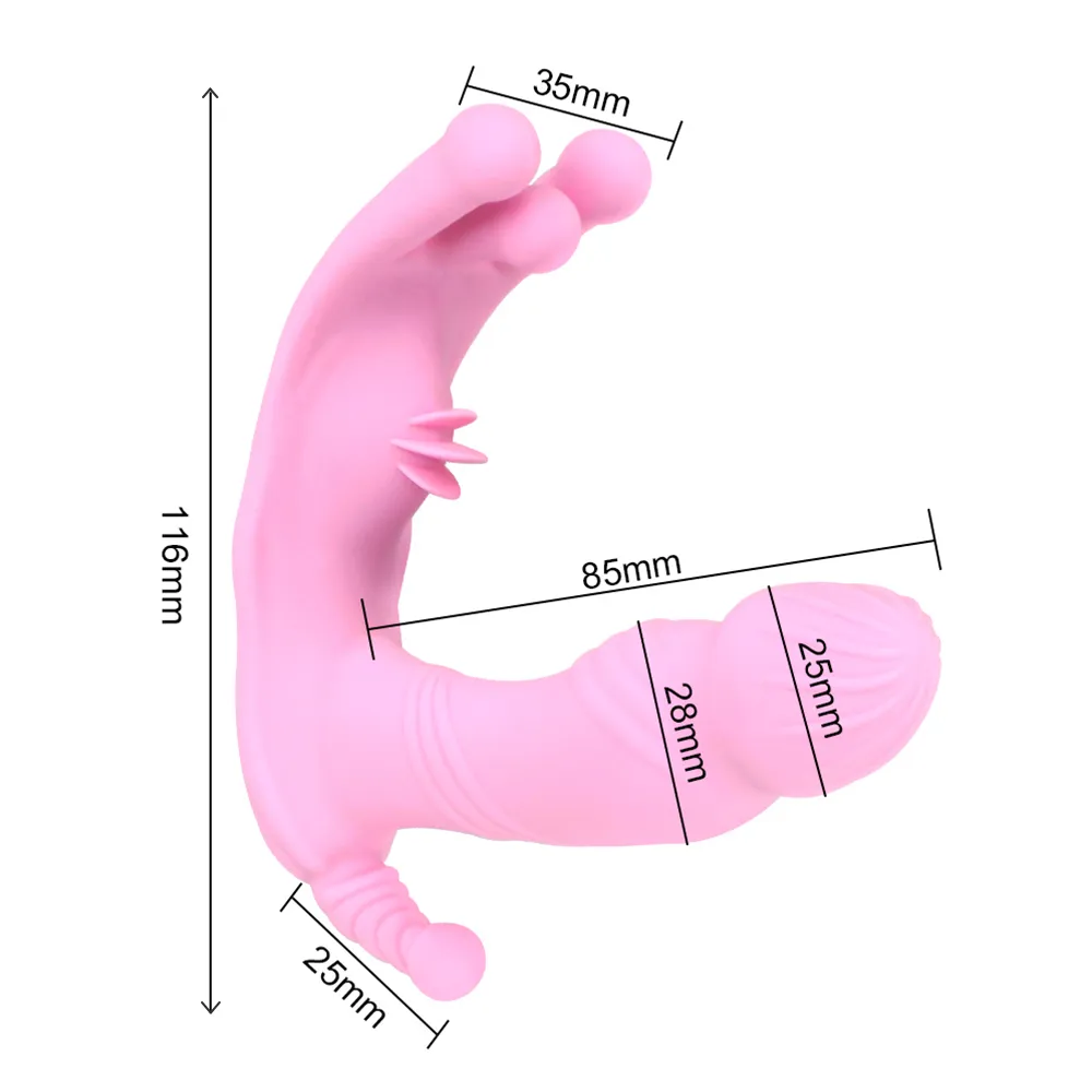 Intelligent uppvärmning Sexiga leksaker för kvinnor 7 Mode Erotic Wearable Vibrator Dildo Vibration Panties Clitoral Stimulator