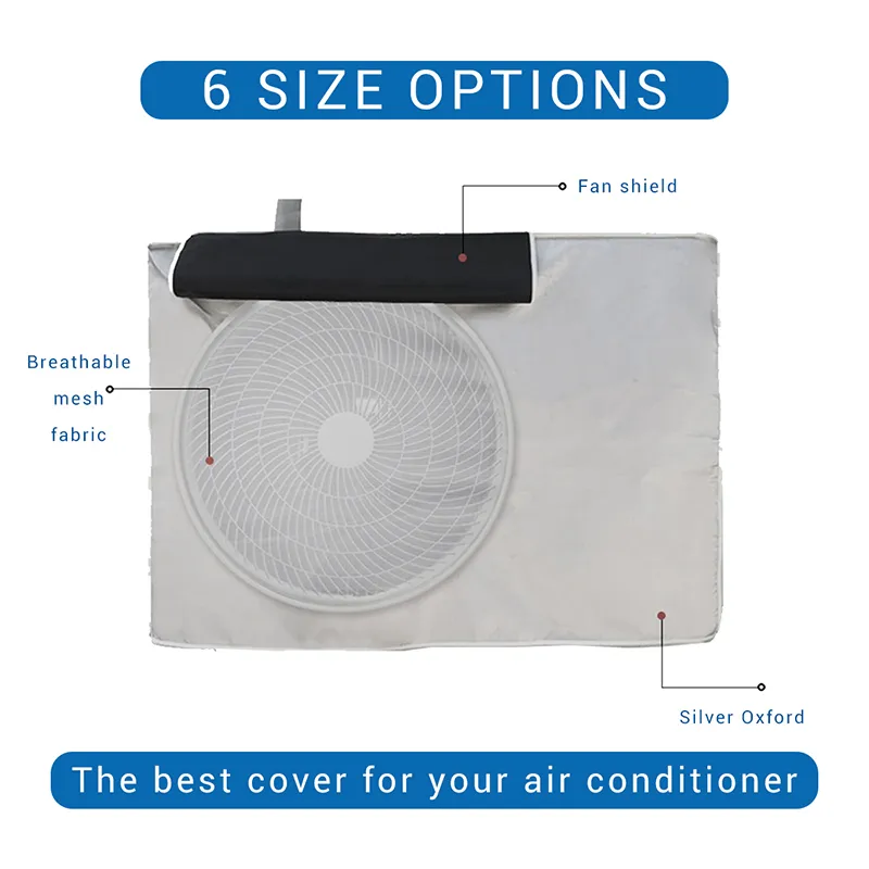 Campa de ar condicionado de ar condicionado externo Unidade dividida Oxford Anti-poeira Anti-Snow Dropship 220427