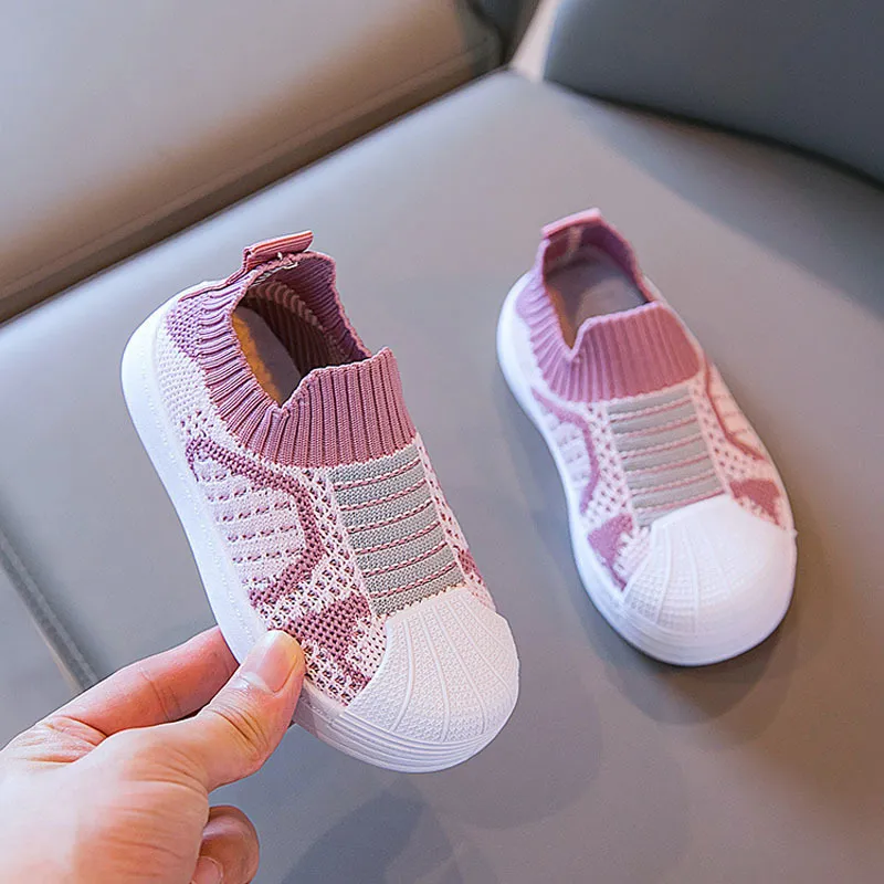 Sepatu Kasual Anakanak Sneakers Lakilaki Perempuan Fashion Musim Panas Gugur Sol Lembut Bayi Antilembap 220611