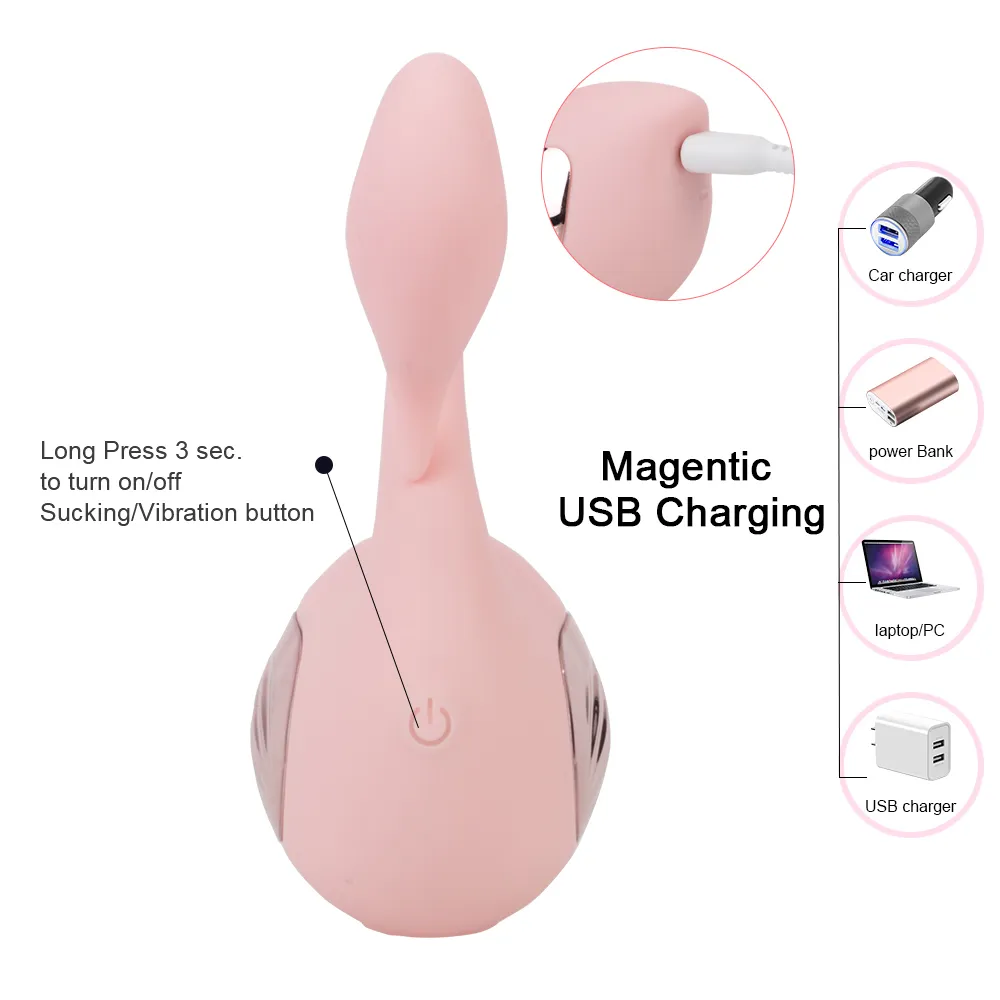 Jouets sexy pour femmes, stimulateur de Clitoris, vibrateur de succion, masseur de point G, en forme de cygne, produits pour adultes, 7 fréquences orales