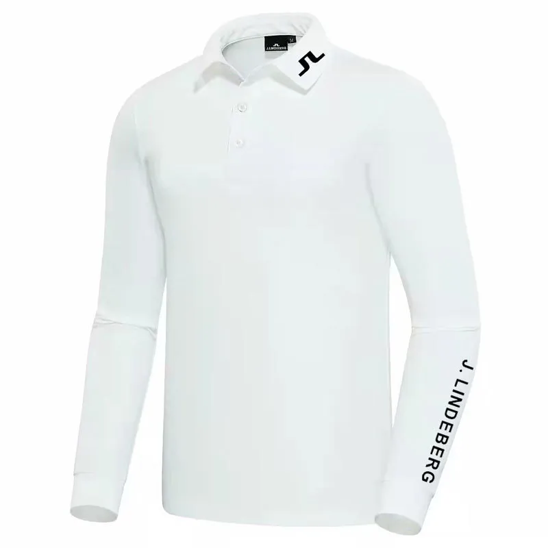 春秋の男性ゴルフ Tシャツ 3 色 JL 長袖服バドミントン屋外レジャースポーツシャツ 220712