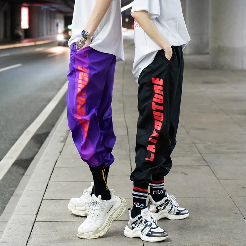 Joggers Anime Imprimer Pantalons de survêtement pour hommes Tendance de la mode Vêtements de sport Adolescent Sarouel Harajuku Coréen Hip Hop Streetwear 220816