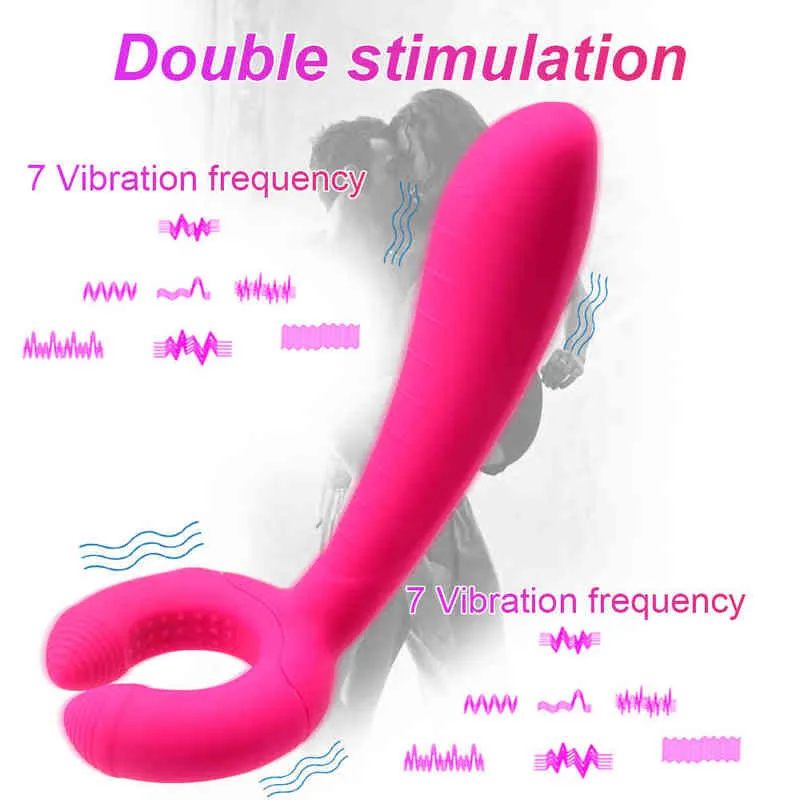 Cockrings nxy 3 em 1 motor triplo Vibratando vibração 7 vibração recarregável clitóris do mamilo Penis Penis Mussager Toy Sex Toy for Women Casal 220505