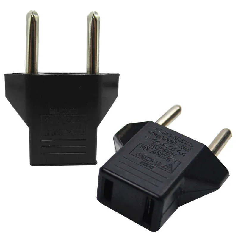 European UE Power Power Plug Adaptador Americano China Japão para UE Euro Viagem CAB CABEL CABELO TOKET