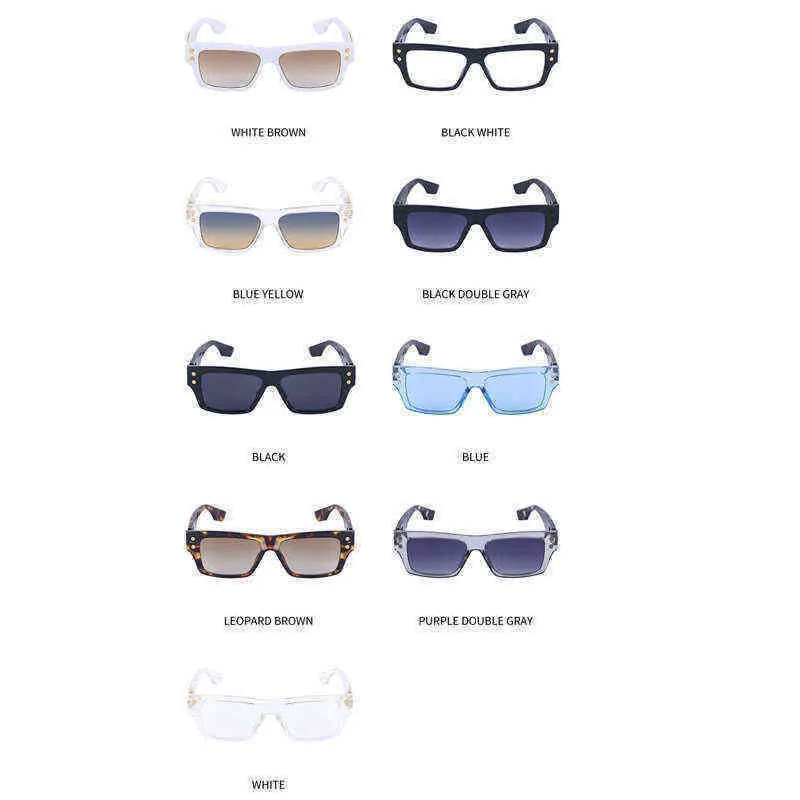 Женские квадратные солнцезащитные очки роскошные бренды тенденция нового Hollow Out Design Black Smll рама градиент солнце