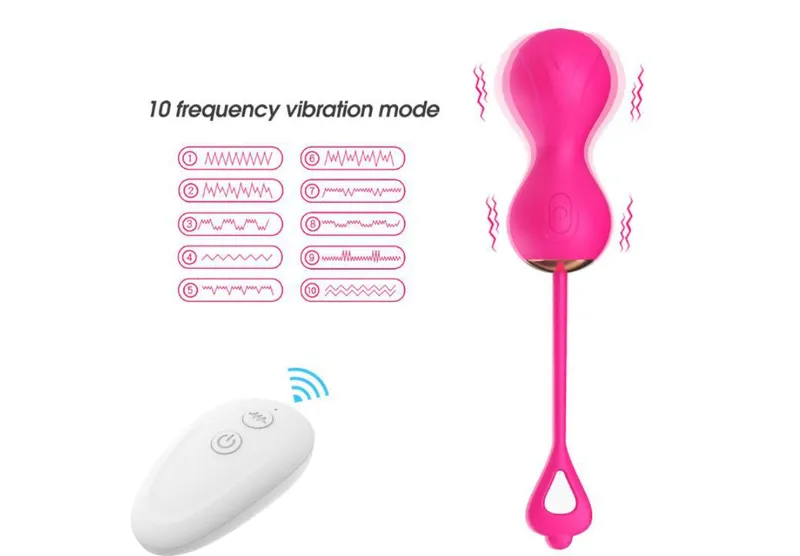 Huevos/Balas Vibrador Seks Bola Kegel Latihan Ketat Vagina Bergetar Eags Vibrato 220822